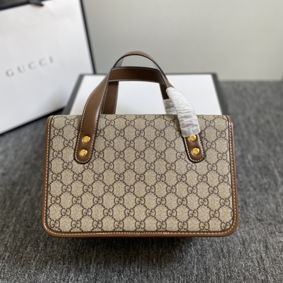 GUCCI HORSEBIT 1955 MINI TOP HANDLE BAG 27.5CM 645453 92TCG 8563 - Serazan