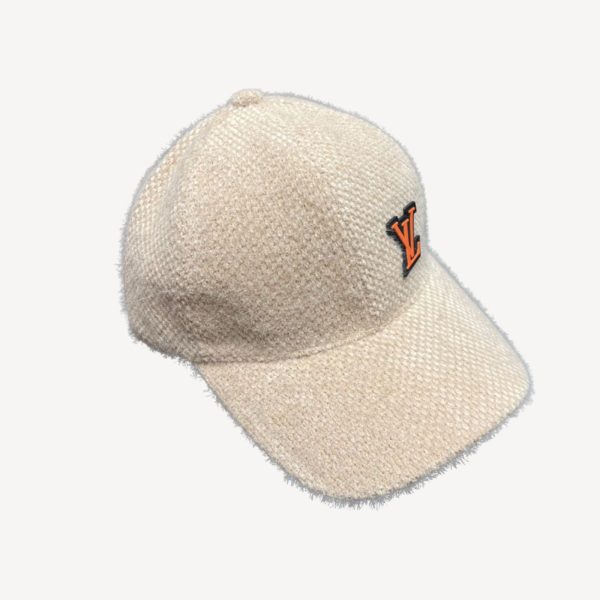 Louis Vuitton Corduroy Cap Beige For Women